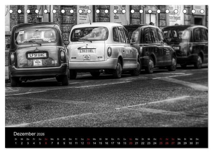 Produktbild: Unterwegs in London (Tischkalender 2026 DIN A5 quer), CALVENDO Monatskalender