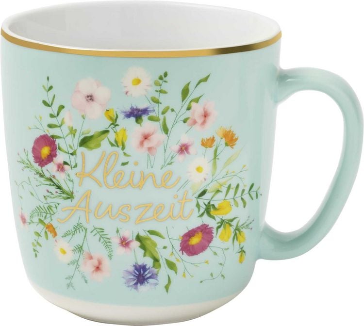 Produktbild: Bl&uuml;tentr&auml;ume Kaffeebecher "Kleine Auszeit", 350 ml