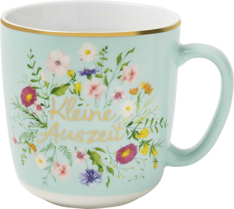 Produktbild: Bl&uuml;tentr&auml;ume Kaffeebecher "Kleine Auszeit", 350 ml