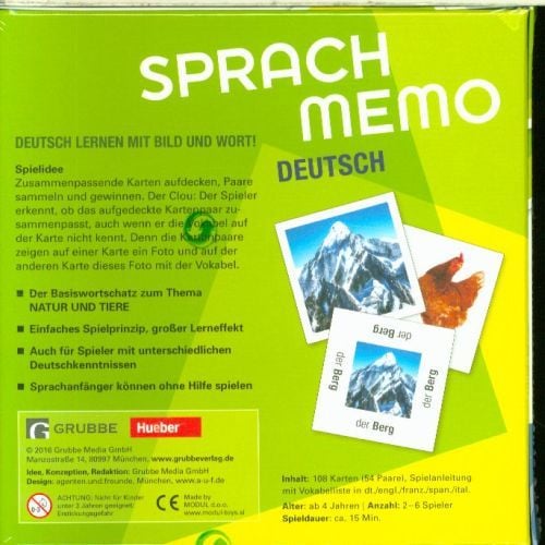 Produktbild: SPRACHMEMO Natur und Tiere