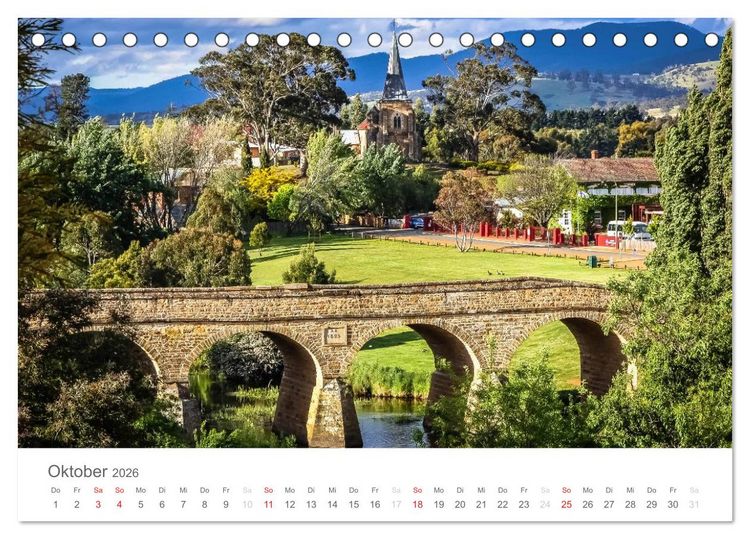 Produktbild: Australien 2026 Best of Down Under (Tischkalender 2026 DIN A5 quer), CALVENDO Monatskalender