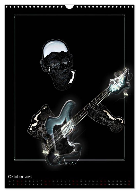 Produktbild: Jazz Ewig (Wandkalender 2026 DIN A3 hoch), CALVENDO Monatskalender