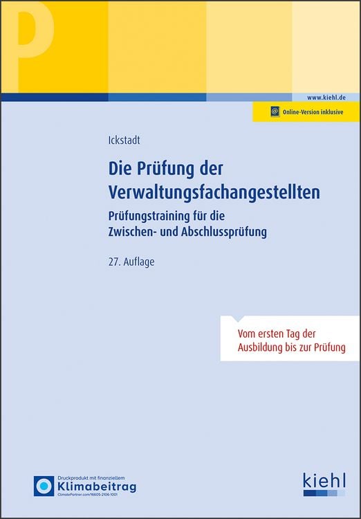 Produktbild: Die Pr&uuml;fung der Verwaltungsfachangestellten