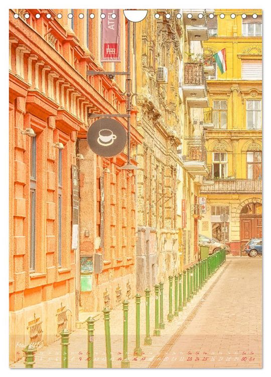 Produktbild: Budapest - Ein malerischer Spaziergang (Wandkalender 2026 DIN A4 hoch), CALVENDO Monatskalender