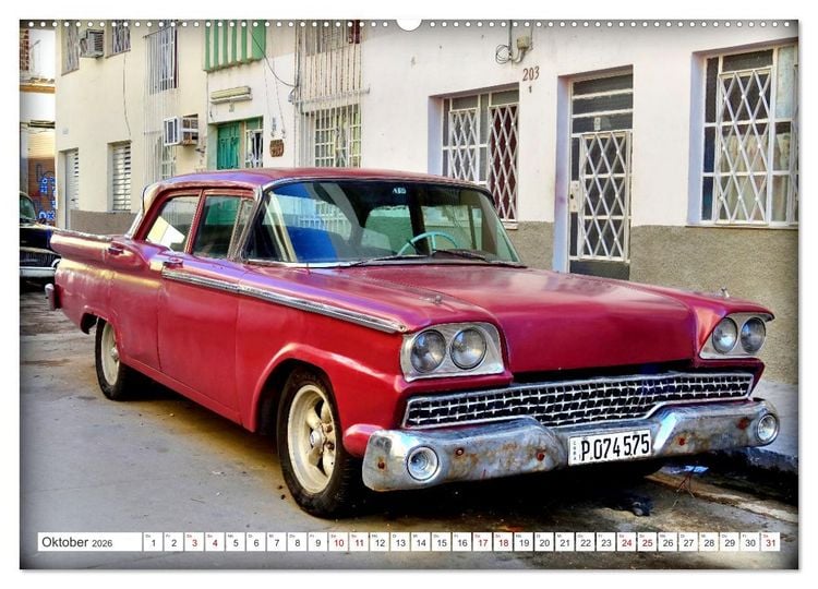 Produktbild: FORD 1959 - Die Auto-Legende (Wandkalender 2026 DIN A2 quer), CALVENDO Monatskalender