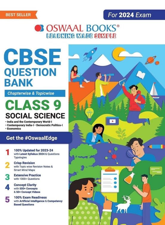 Produktbild: Oswaal CBSE Class 9 Social Science Question Bank (2024 Exam)