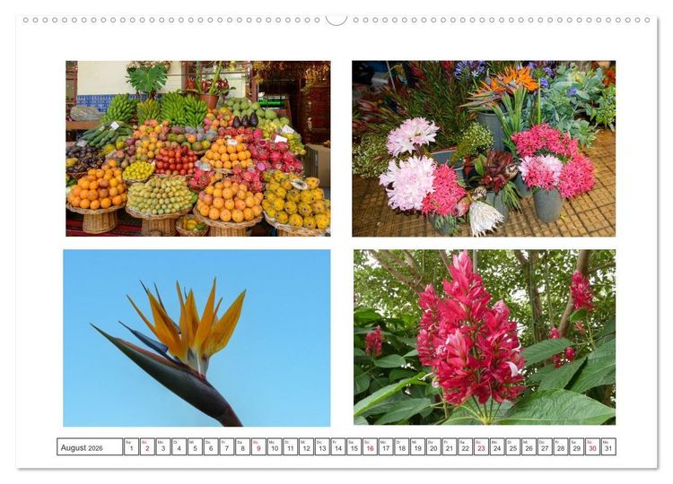 Produktbild: Madeira, eine Insel zum Genie&szlig;en (hochwertiger Premium Wandkalender 2026 DIN A2 quer), Kunstdruck in Hochglanz