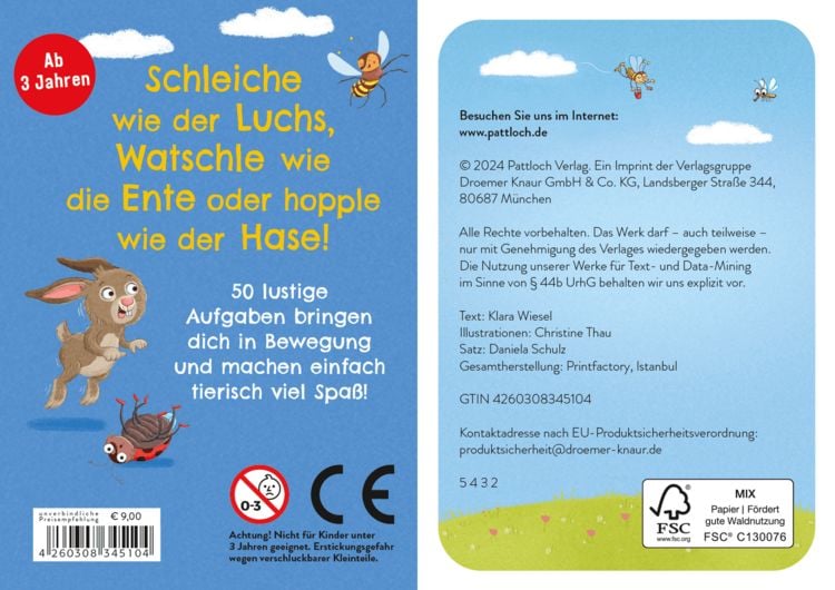 Produktbild: Schleiche wie der Luchs, watschle wie die Ente