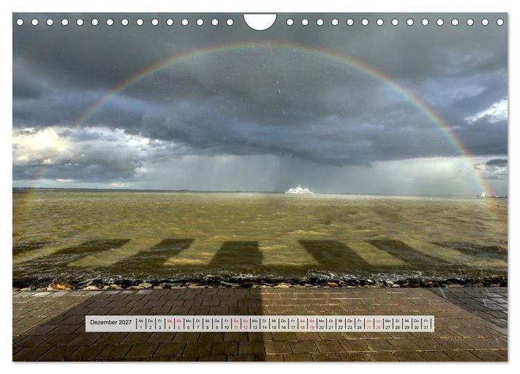 Produktbild: K&uuml;stenzauber Nordfriesland (Wandkalender 2027 DIN A4 quer), CALVENDO Monatskalender