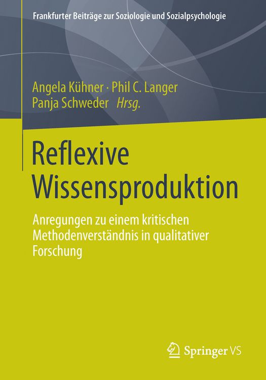 Produktbild: Reflexive Wissensproduktion