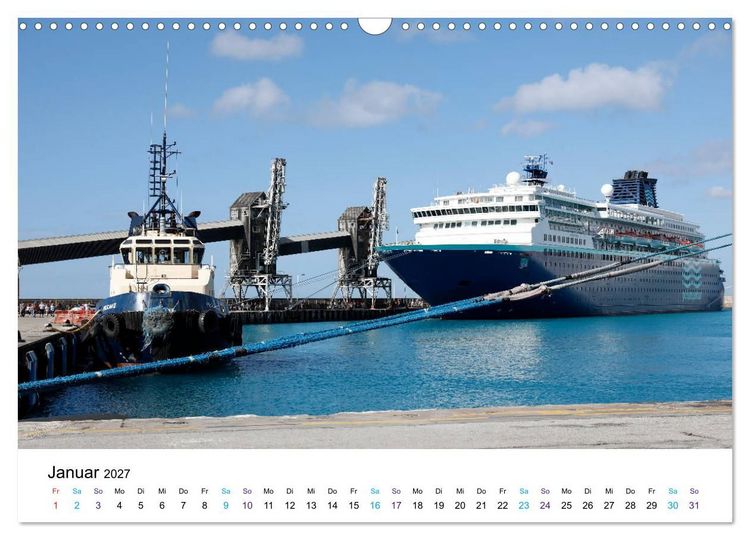 Produktbild: Riesen der Meere - Kreuzfahrtschiffe (Wandkalender 2027 DIN A3 quer), CALVENDO Monatskalender