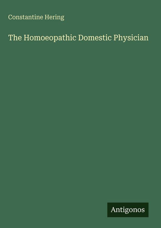 Produktbild: The Homoeopathic Domestic Physician