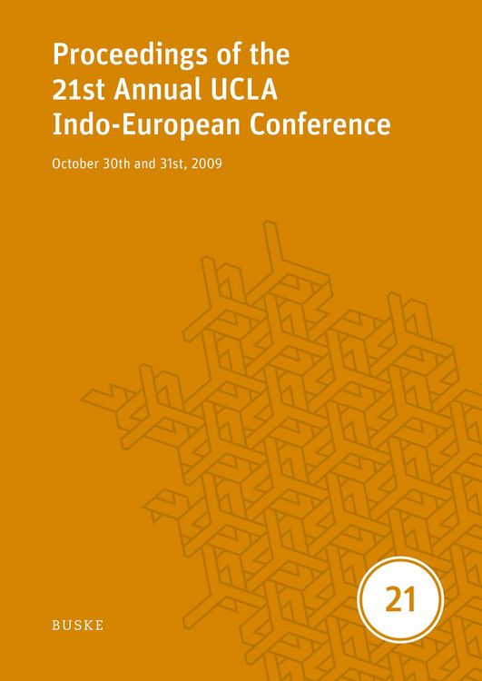 Produktbild: Proceedings of the 21st Annual UCLA Indo-European Conference