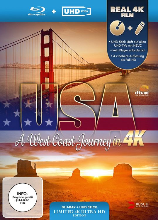 Produktbild: USA - A West Coast Journey [2 BRs] (+ UHD Stick)