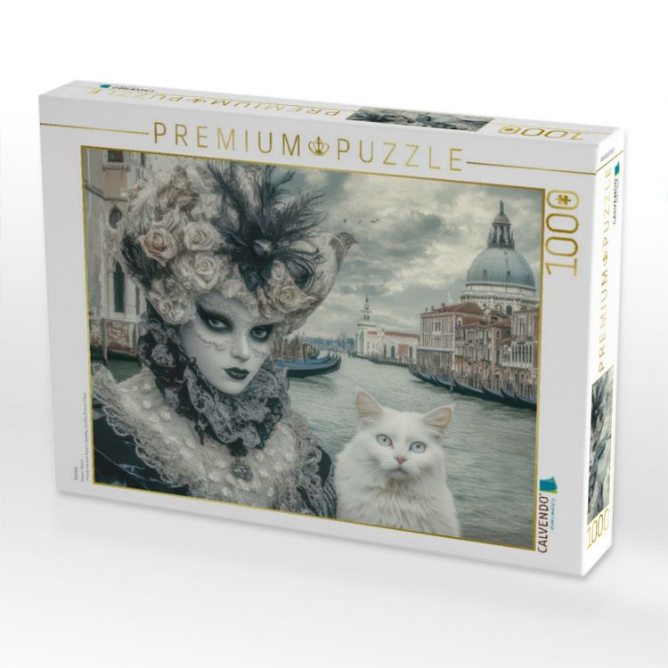 Produktbild: CALVENDO Puzzle Venise | 1000 Teile Lege-Gr&ouml;&szlig;e 64x48cm Foto-Puzzle f&uuml;r gl&uuml;ckliche Stunden