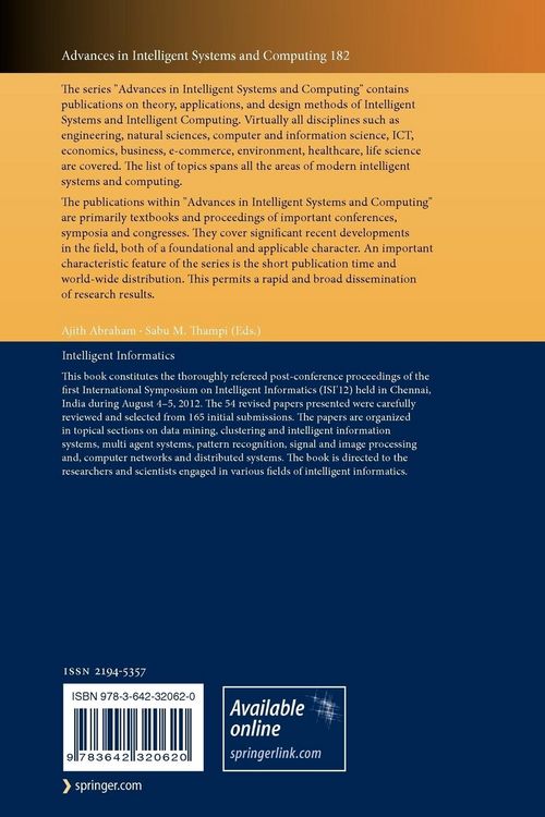 Produktbild: Intelligent Informatics