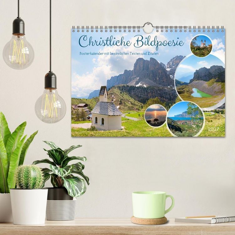 Produktbild: Christliche Bildpoesie 2027 (Wandkalender 2027 DIN A4 quer), CALVENDO Monatskalender