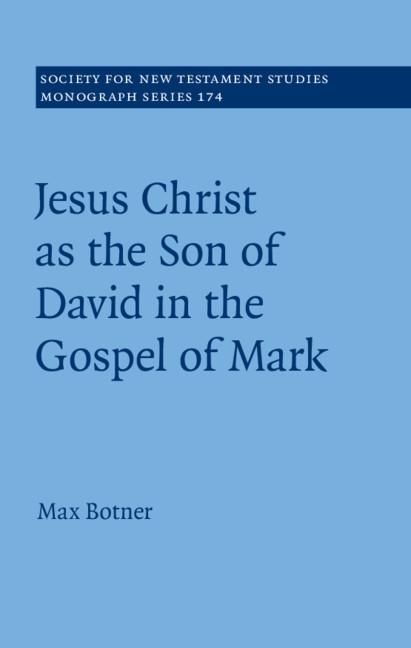 Produktbild: Jesus Christ as the Son of David in the Gospel of Mark
