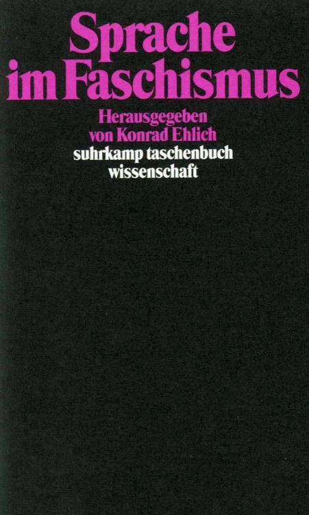 Produktbild: Sprache im Faschismus