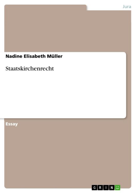 Produktbild: Staatskirchenrecht