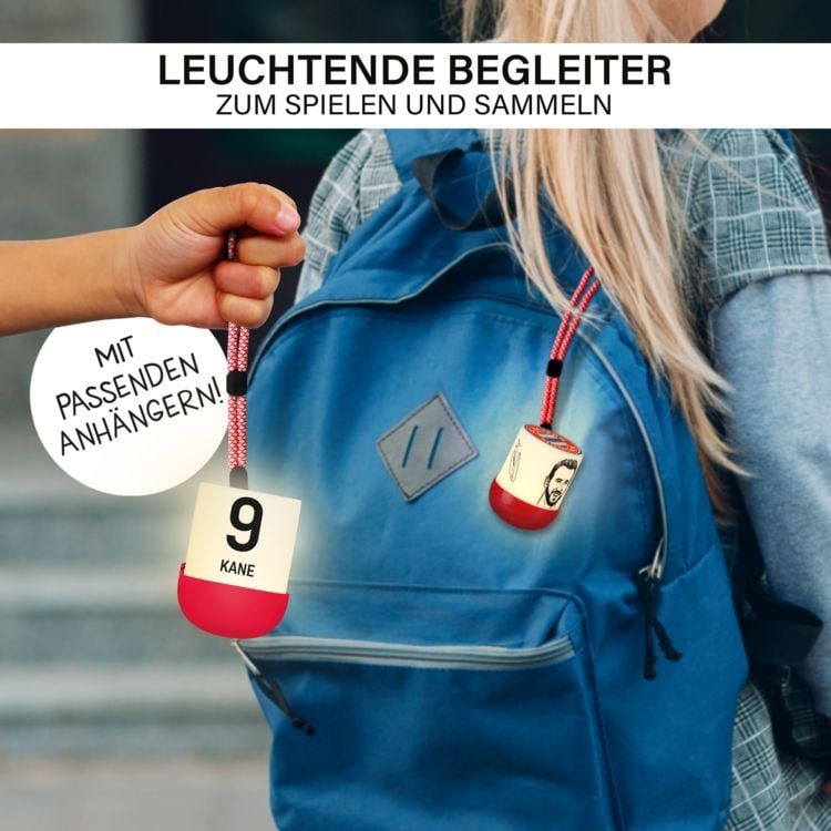 Produktbild: Eggys Mystery Lights x FCB Akku Nachtlicht Sammelbox mit praktischem Anh&auml;nger