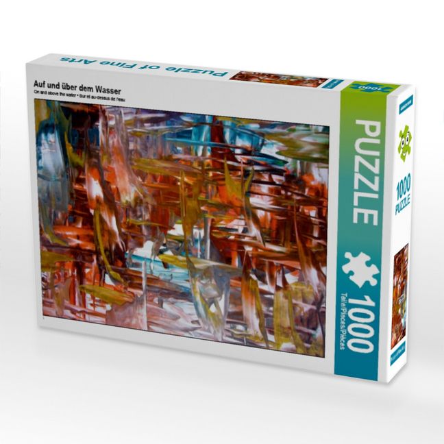 Produktbild: CALVENDO Puzzle Auf und &uuml;ber dem Wasser | 1000 Teile Lege-Gr&ouml;&szlig;e 64x48cm Foto-Puzzle f&uuml;r gl&uuml;ckliche Stunden