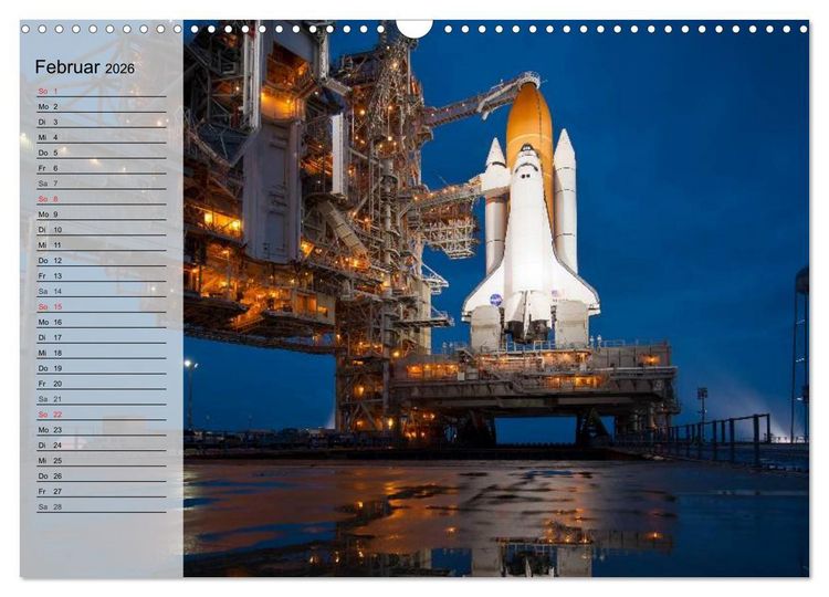 Produktbild: Missionen im Weltall (Wandkalender 2026 DIN A3 quer), CALVENDO Monatskalender