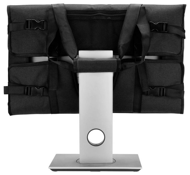Produktbild: Renkforce Monitor Tasche RF-MB-200 Passend f&uuml;r Display-Gr&ouml;&szlig;e (Bereich): 81,3 cm (32") - 86,4 cm (34") Schwarz