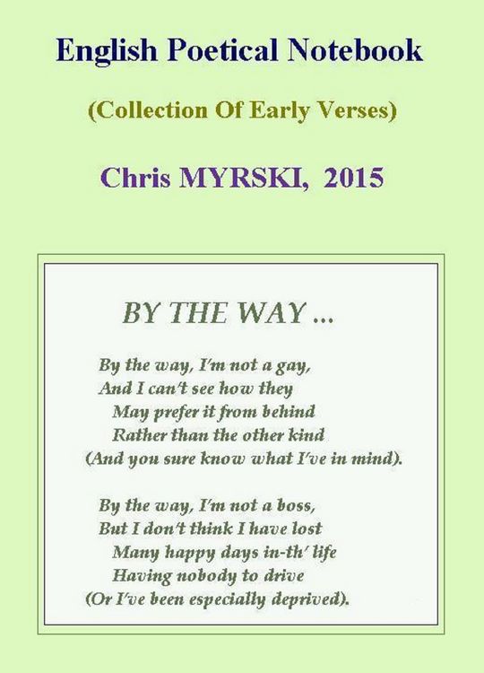 Produktbild: English Poetical Notebook
