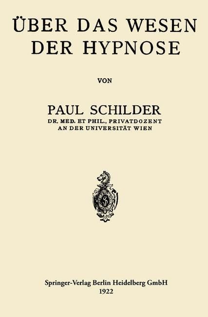 Produktbild: &Uuml;ber das Wesen der Hypnose