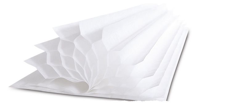 Produktbild: URSUS Basispapiere Wabenpapier Wei&szlig;, 22,5 x 32,5 cm, 6 Blatt