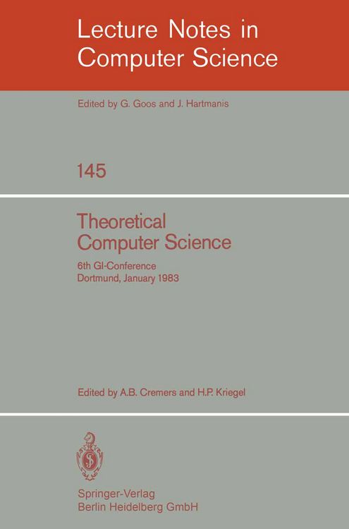 Produktbild: Theoretical Computer Science