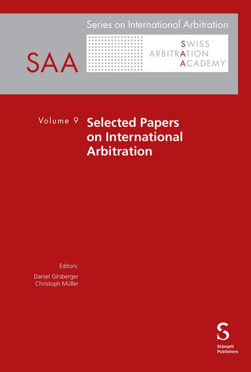 Produktbild: Selected Papers on International Arbitration