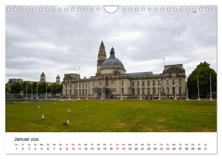 Produktbild: Wales Land der Sehensw&uuml;rdigkeiten, Landschaften und Natur (Wandkalender 2026 DIN A4 quer), CALVENDO Monatskalender