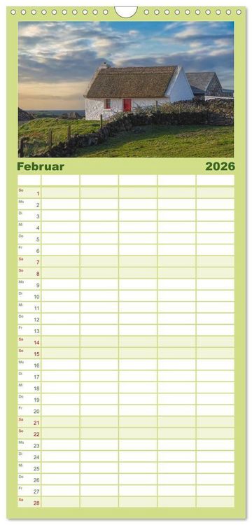 Produktbild: Familienplaner 2026 - Irland - Unterwegs auf dem Wild Altantic Way mit 5 Spalten (Wandkalender, 21 x 45 cm) CALVENDO