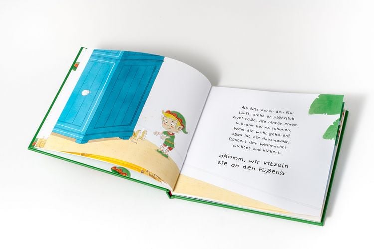 Produktbild: Weck den Weihnachtswichtel. Ein Weihnachts-Mitmachbuch. Zum Sch&uuml;tteln, Schaukeln, Pusten und mehr. Von 2 bis 4 Jahren