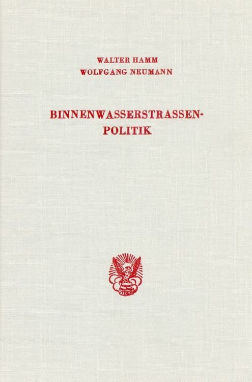 Produktbild: Binnenwasserstra&szlig;enpolitik.