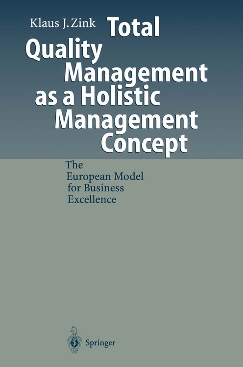 Produktbild: Total Quality Management as a Holistic Management Concept
