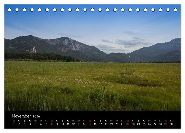 Produktbild: Sch&ouml;nes Oberbayern (Tischkalender 2026 DIN A5 quer), CALVENDO Monatskalender