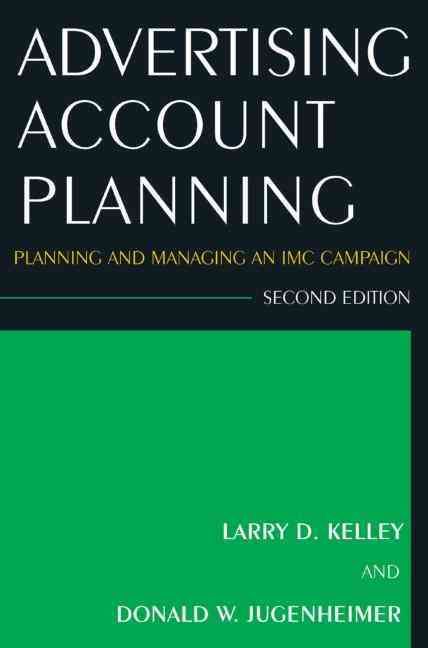 Produktbild: Advertising Account Planning: Planning and Managing an IMC Campaign