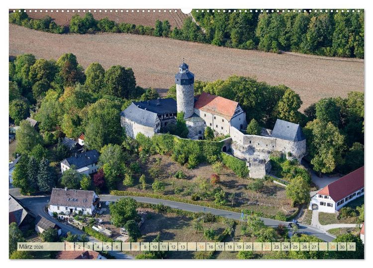 Produktbild: Oberfranken aus der Vogelperspektive (Wandkalender 2026 DIN A2 quer), CALVENDO Monatskalender