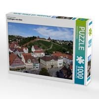 Produktbild: CALVENDO Puzzle Ein Motiv aus dem Kalender Esslingen von oben | 1000 Teile Lege-Gr&ouml;&szlig;e 64x48cm Foto-Puzzle f&uuml;r gl&uuml;ckliche Stunden