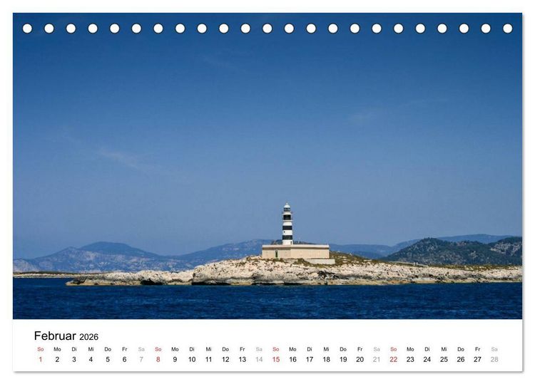 Produktbild: Ibiza & Formentera (Tischkalender 2026 DIN A5 quer), CALVENDO Monatskalender