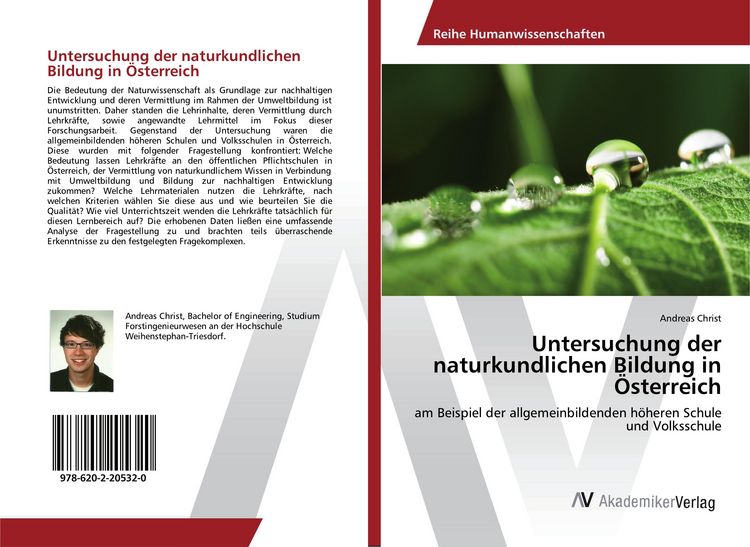 Produktbild: Untersuchung der naturkundlichen Bildung in &Ouml;sterreich