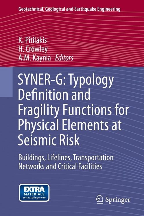 Produktbild: SYNER-G: Typology Definition and Fragility Functions for Physical Elements at Seismic Risk