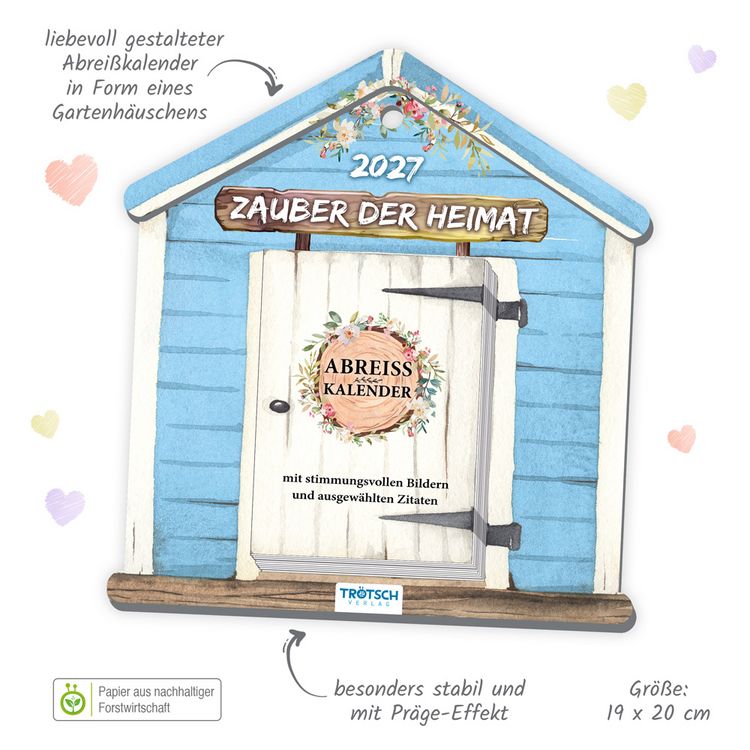 Produktbild: TR&Ouml;TSCH - Abrei&szlig;kalender Zauber der Heimat 2027