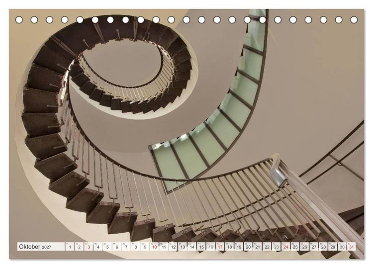 Produktbild: Treppenh&auml;user architektonische Kunstwerke (Tischkalender 2027 DIN A5 quer), CALVENDO Monatskalender