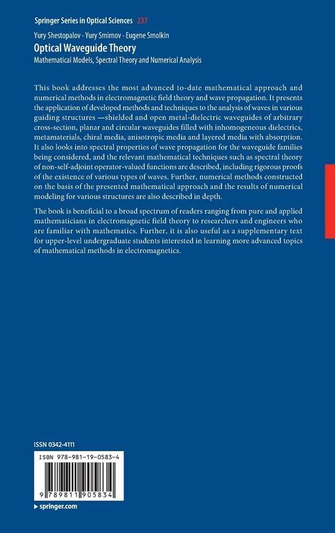 Produktbild: Optical Waveguide Theory