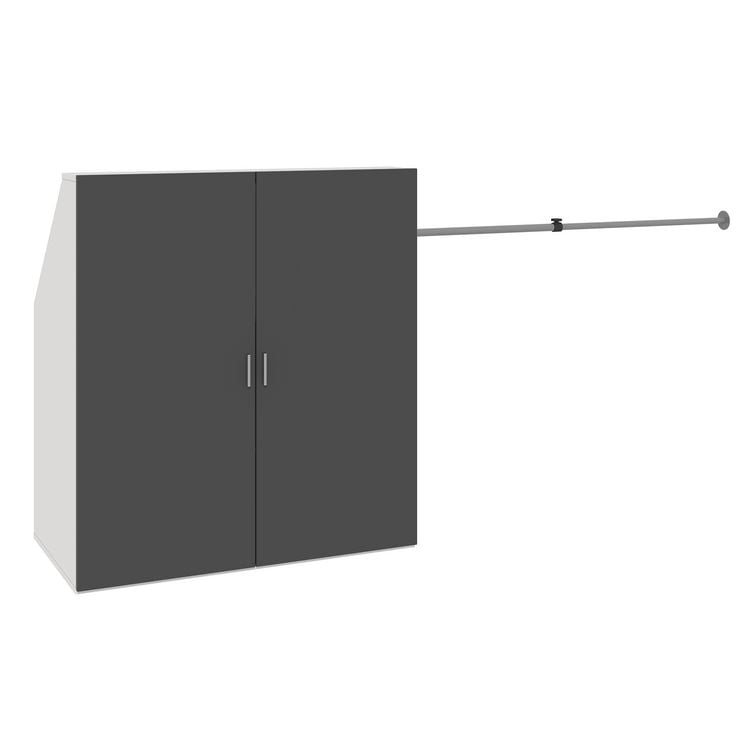 Produktbild: Dachschr&auml;gen Kleiderschrank mit Stange Dacho L
