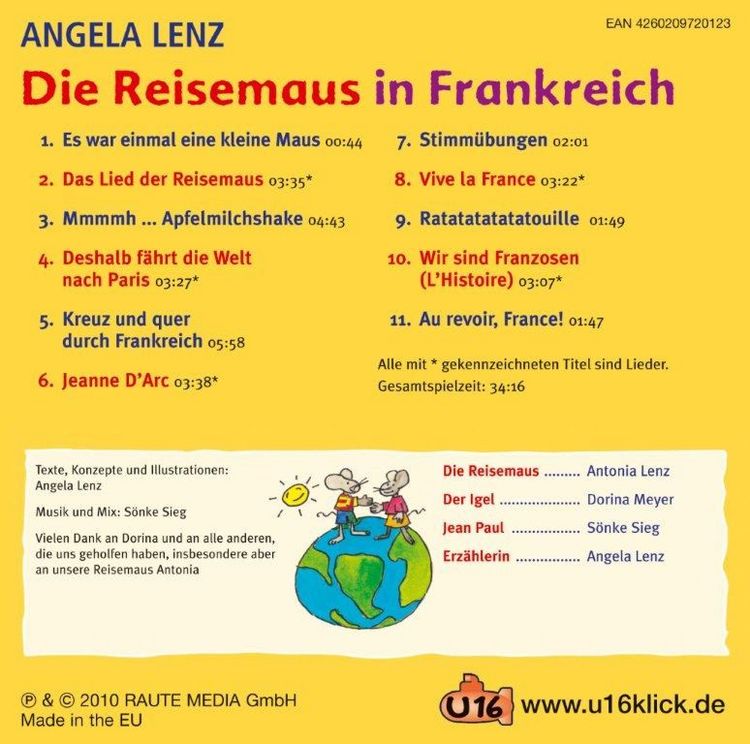 Produktbild: Die Reisemaus in Frankreich